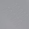 10Pcs Hearing Aid Tube R Type Replacement BTE Earmold Hearing Aid Tubes for Most Hearing Aids
