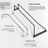 Carbon Steel Goblet Cup Hanger Easy Install Hanging Wine Glass Rack 27cm 34cm for Home Bar Kitchen Organization