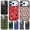 Paisley Bandana Shockproof Phone Case for iPhone 17 Air 16e 15 11 12 14 13 Pro Max Cover Coque