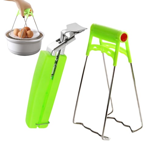 

Stainless Steel Pot Holders, Kitchen Tools, Chawanmushi Holder, Plate Clip, 2-Piece Set, Steaming Tongs, Bowl Holder, Holder, Kitchen Gadget, Bowl Hol