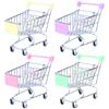 Supermarket Handcart Trolley Dollhouse Furniture Supermarket Shopping Basket Dollhouse Accessories