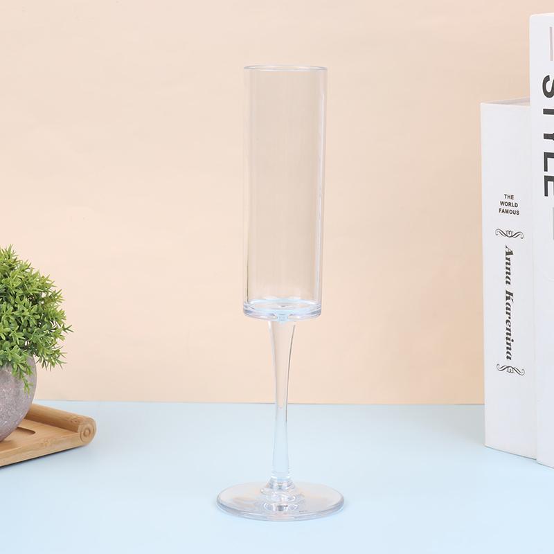 

1 шт. прозрачный черный бокал для свадебной вечеринки, тостов, шампанского, пластиковых стаканов, домашнего бара, бокалов для вина прозрачный