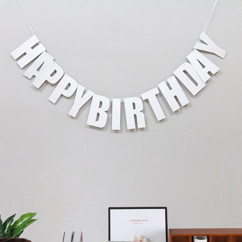 Creative Birthday Party Banner - Kids' Letter Decoration