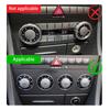 Koolstofvezel Middenconsole Sticker voor Mercedes Benz SLK R171 2004-2010 Interieur Decal