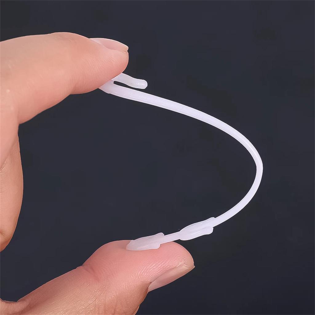 100/500Pcs J-Shaped Tomato Ear Hooks Garden Vegetable Plant Grape Support Vines Fastener Clips Trellis Fixed Buckle White Hooks