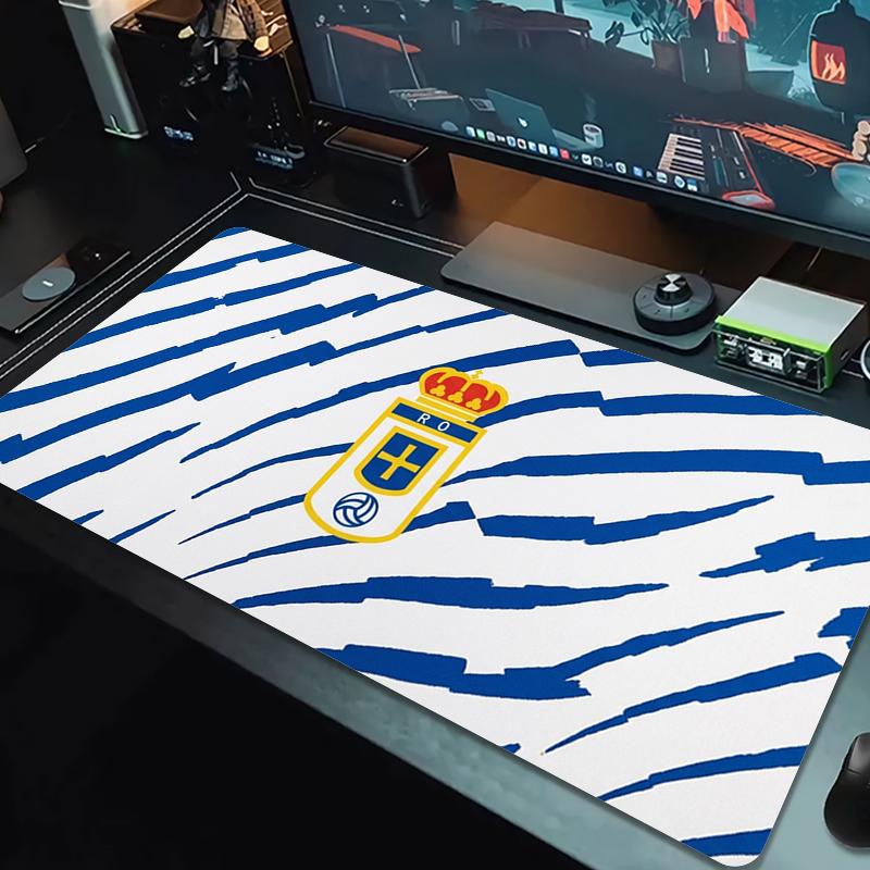 Real Oviedo Mouse Pad Large Gaming Table Cushion Non-slip Laptop Tablet Big Mousepad XXL Mat Mini PC Playmat With Lock edge_xia