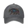 Walking Bear Baseball Cap Sunscreen Christmas Hats MenS Caps WomenS