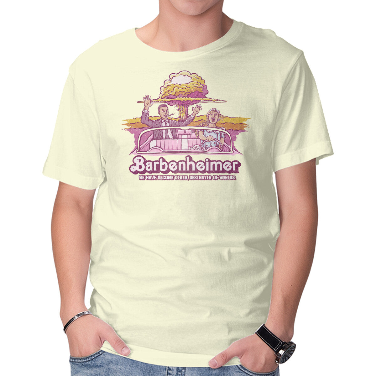 Unisex Crew Neck T-Shirt We Have Become Death Graphic Short Sleeve Casual Tee XXXL
