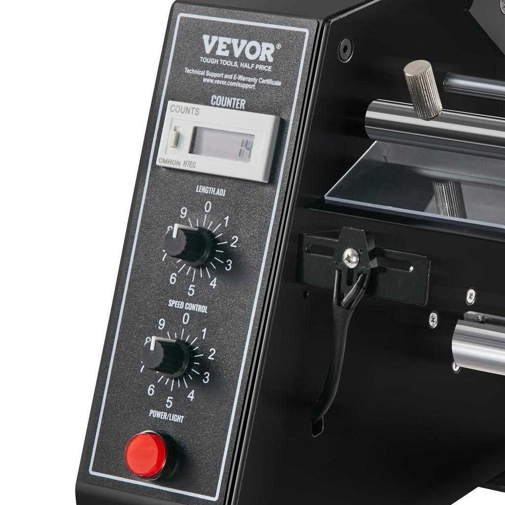Automatic Label Dispenser, Width 0.6"-4.9"/15-125 mm, Length 0.1"-5.9"/3-150 mm, Automatic Label Stripper Label Separating Machine, Speed Adjustable