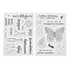 2Pcs Clear Stamp Set TPR Clear Imprint Healthy Nonirritating Recyclable Practical Transparent