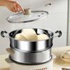 316 Stainless Steel Steamer Basket Kitchen Cooking Tool with Double Ear Steam Rack Safe Material Generic Drain Basket