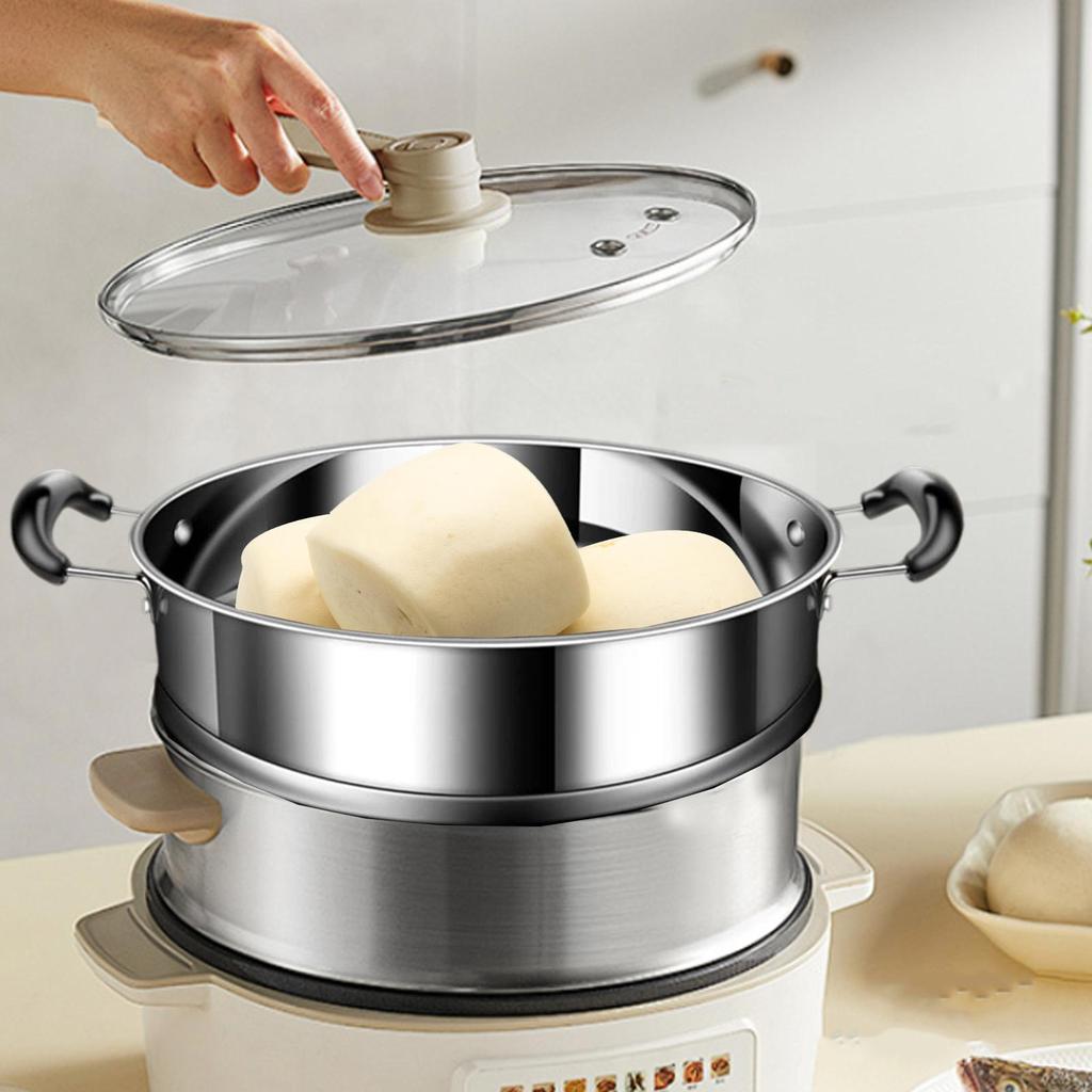 316 Stainless Steel Steamer Basket Kitchen Cooking Tool with Double Ear Steam Rack Safe Material Generic Drain Basket