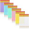 Zonon 48 Pieces Golf Pencils Mini Half Pencils with Eraser Short with Erasers Bulk Small for Kids HB Wedding Bridal School Office Writing Drawing