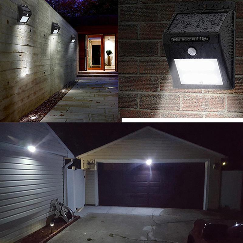 Hot Sale 30 LED Solar Light Wireless Sensor Waterproof Solar Wall Lamp Outdoor Motion Garden Decoration Spotlights