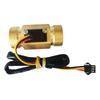 Hall-Effekt Wasserflusssensor Zähleranzeige Durchflussmesser G3/4 DN20 Außengewinde Messing - 1-30L/min