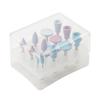 12Pcs/Set Mix Dental Silicone Rubber Grinding Heads Teeth Polisher Low-speed Machine Composite Flnish and Polish For Dentist