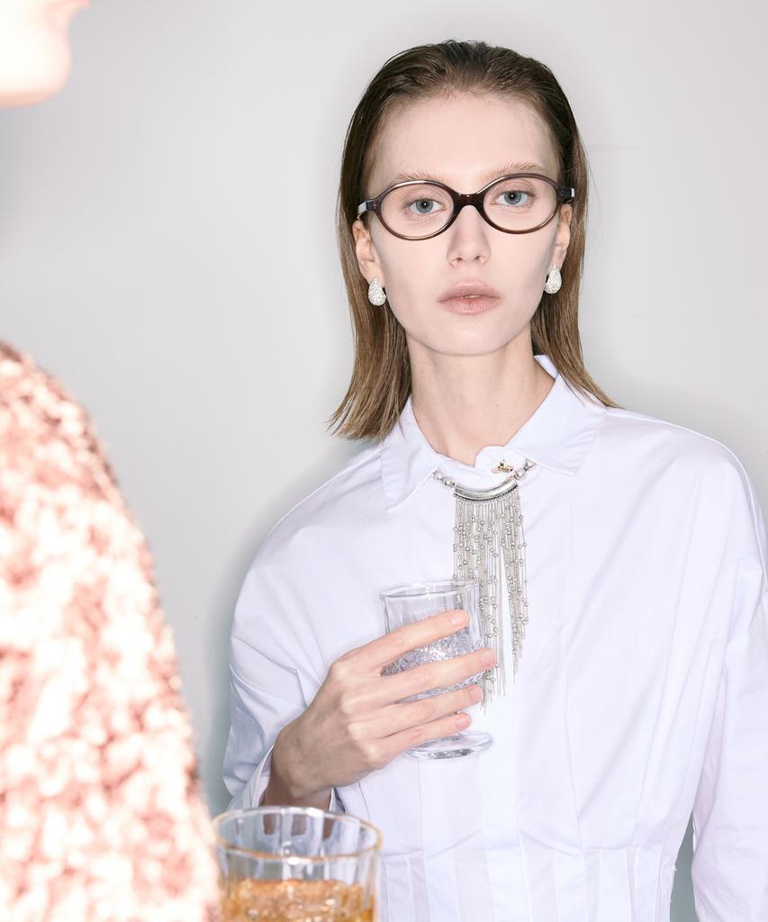 Nonpig Miko_Br Eyeglass Frames