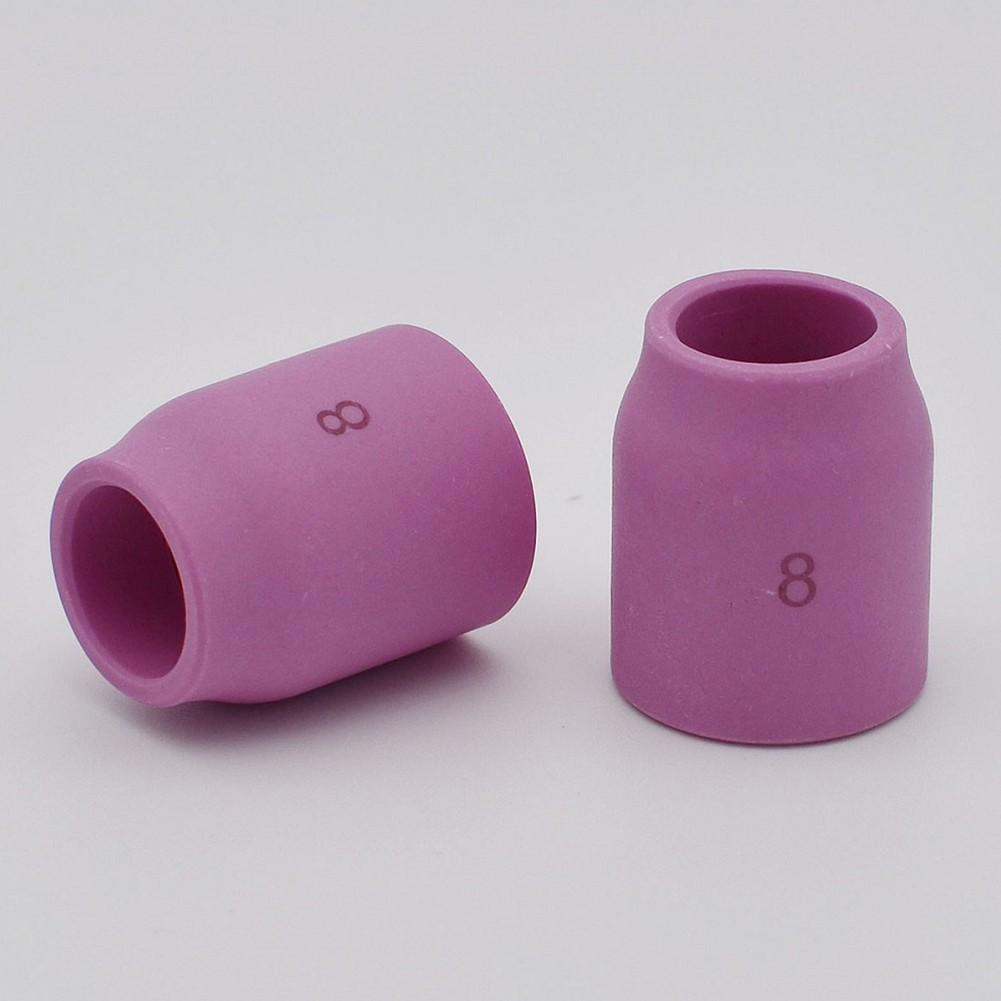10pcs Ceramic Gas Lens Cup 53N61S #8 1/2" TIG Welding Torch WP-9/20 WP-17/18/26