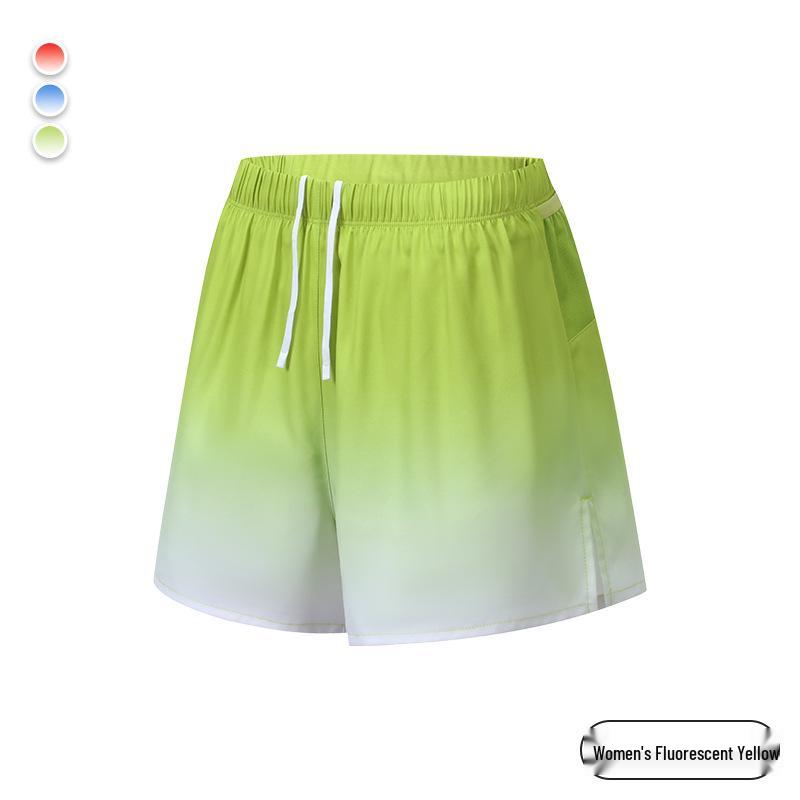 

Gradient Color Fashion Casual Double-Layer Beach Shorts for Men and Women - Summer Style L
