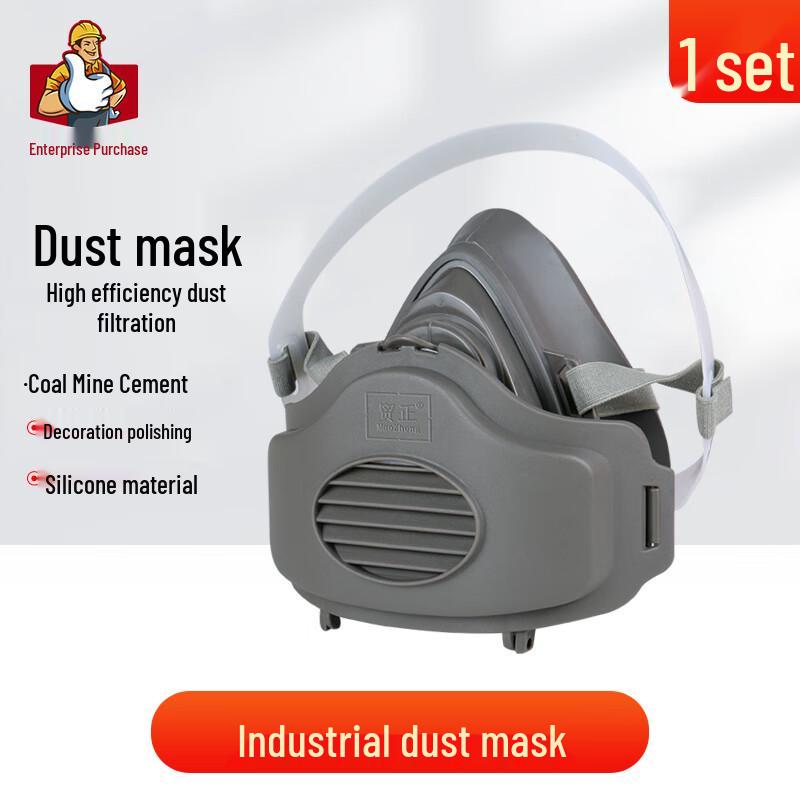 Industrial Half-Face Dust Respirator Mask