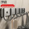 Punch-Free Wall-Mounted Hook Rack
