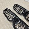 Front Bumper Hood Kidney Grill Racing Grilles Replacement Black Diamond Meteor Style For BMW 3 Series G20 G21 2019-2022 Pre-LCI