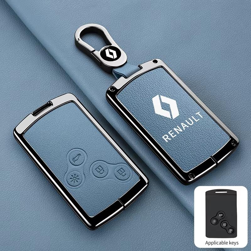 2026 Hot For Renault Hub Caps Car Key Case Cover Key Bag For Renault RS Scenic Clio Laguna 2 3 4 5 Kangoo Fluence Megane Trafic