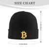 Bitcoin Print Truck Bonnet Hats Unisex Elastic Knit Hat Winter Warm Skullies Beanies Head Wrap Caps Travel Cap Skullies Hats