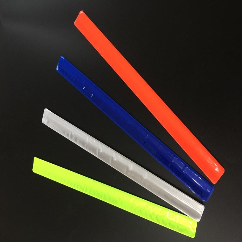 40CM Grande Bracciale Riflettente Polsino Slap Band Cinghie per Gambe Riflettore di Sicurezza Per Sport Corsa Ciclismo Visibilità di Sicurezza
