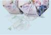 Automatic Black Glue Peony Sun & Rain Umbrella - Double-Layer Anti-UV, Oil Painting Design