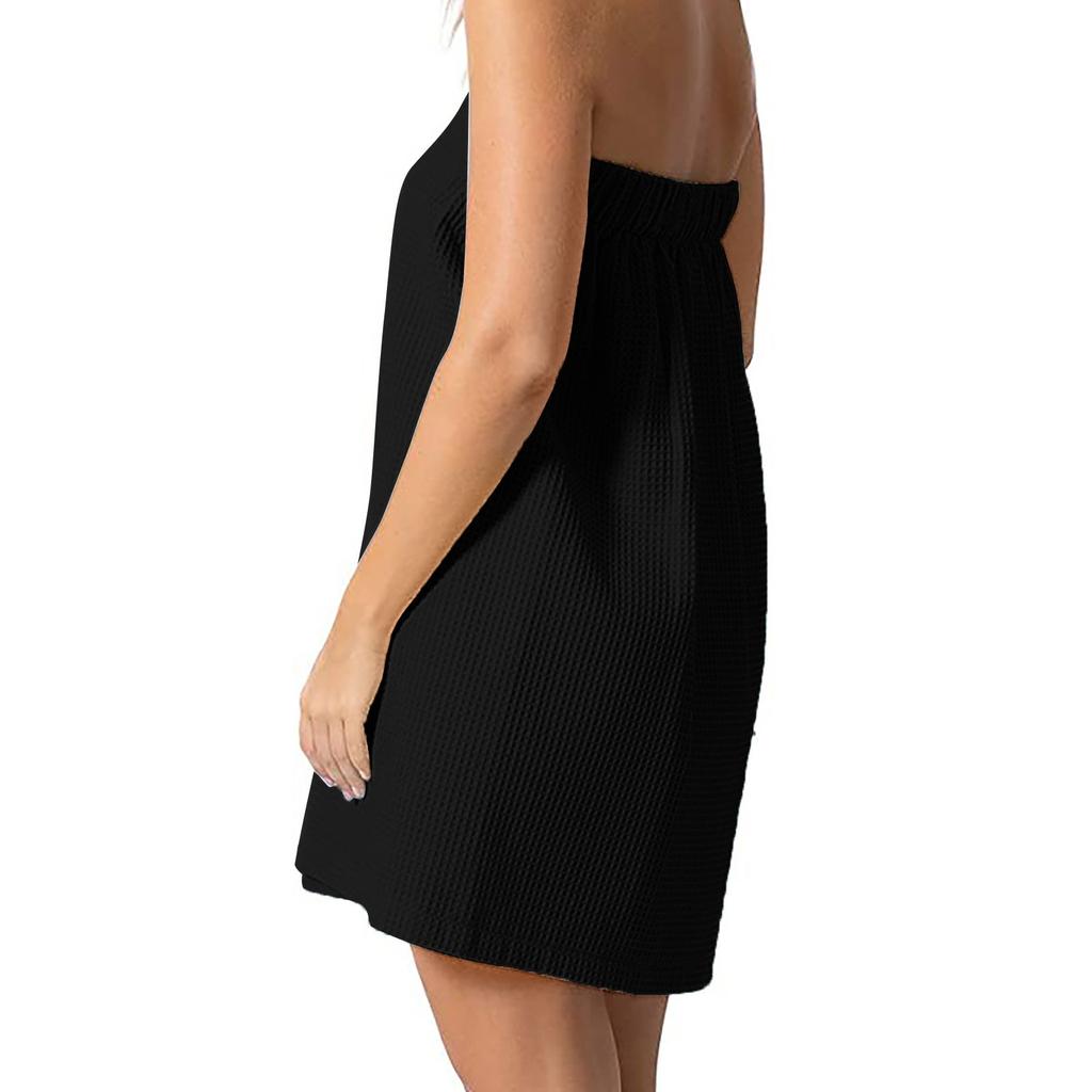 Damen Badetuch, Damen Waffel-S Spa Körperwickel mit Verschluss