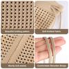 Summer Lightweight Basket Weave Crossbody Bag Stylish Simple Fashion Trend Beach Bag City Casual Style Dual Shoulder Strap