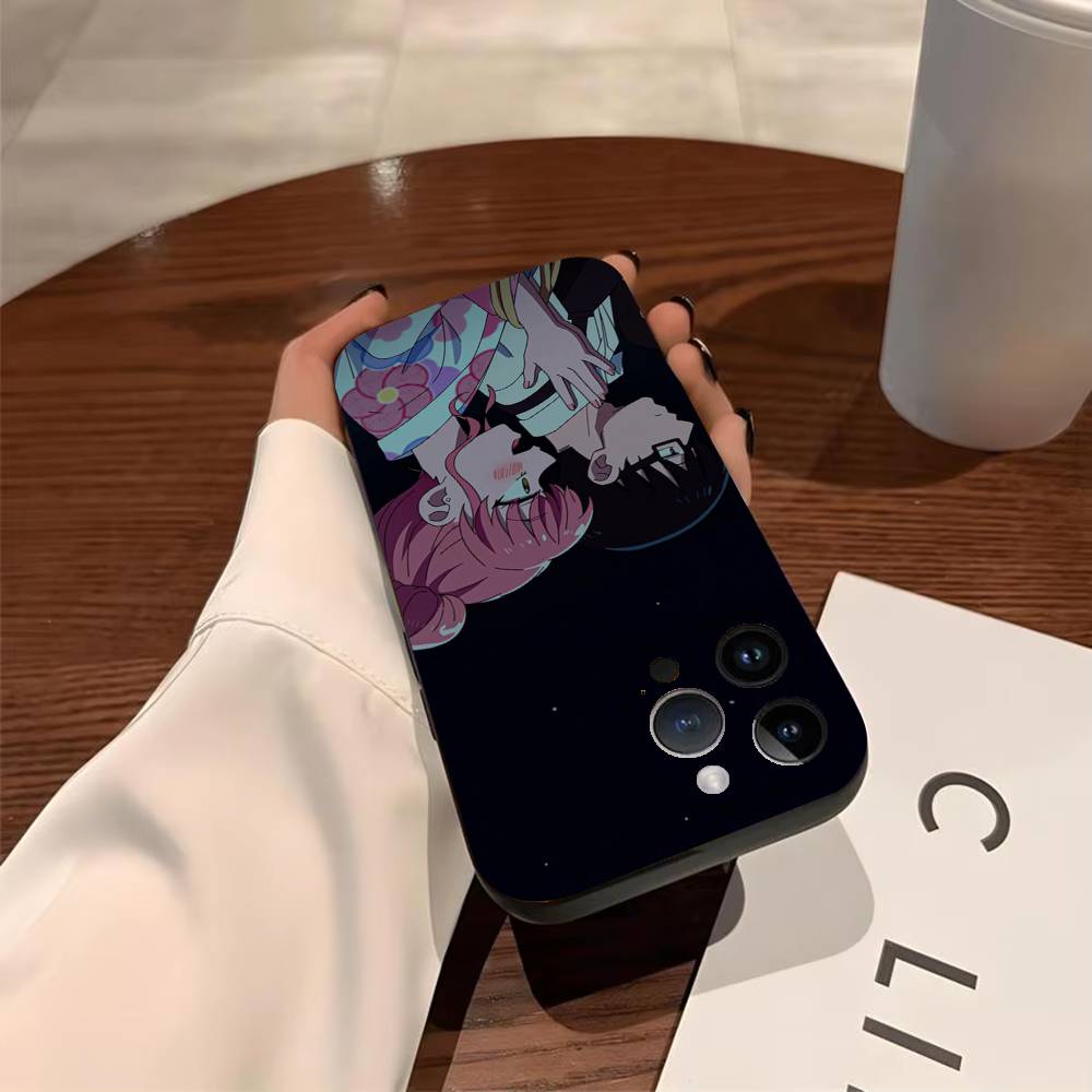 

Anime You and I Are Polar Opposites Phone Case For iPhone 17,16,15,14,13,12,11,Pro,Max,Plus Soft Black Cover iPhone13