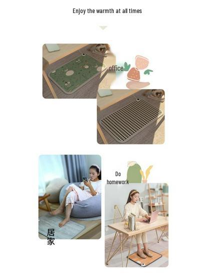Electric Heated Foot Warmer Mat for Office - Winter Warmth Solution