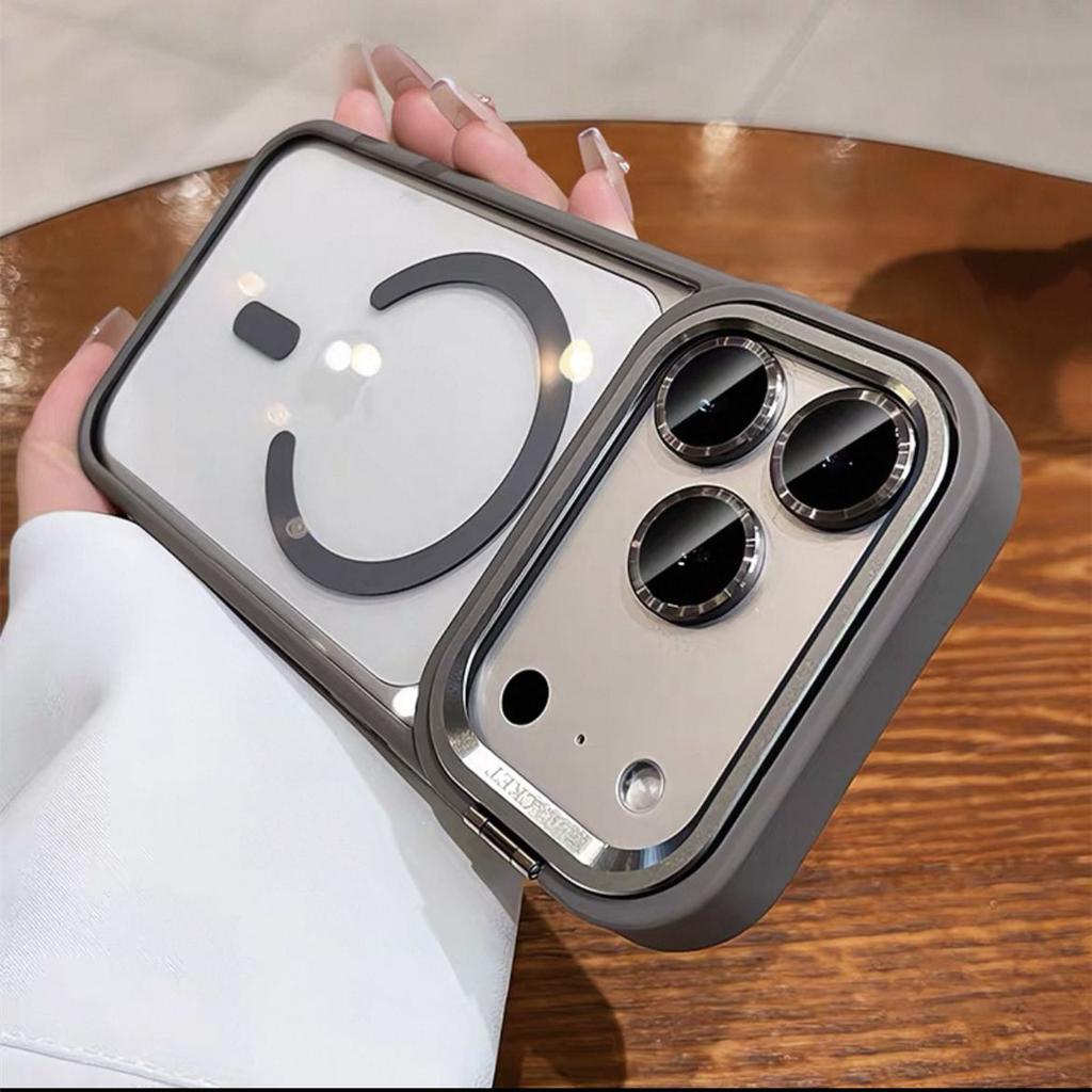 Lens Holder Magnetic Suction for iPhone17PROMAX Mobile Phone Case with Lanyard Apple 16 Lens Film Anti-drop 14