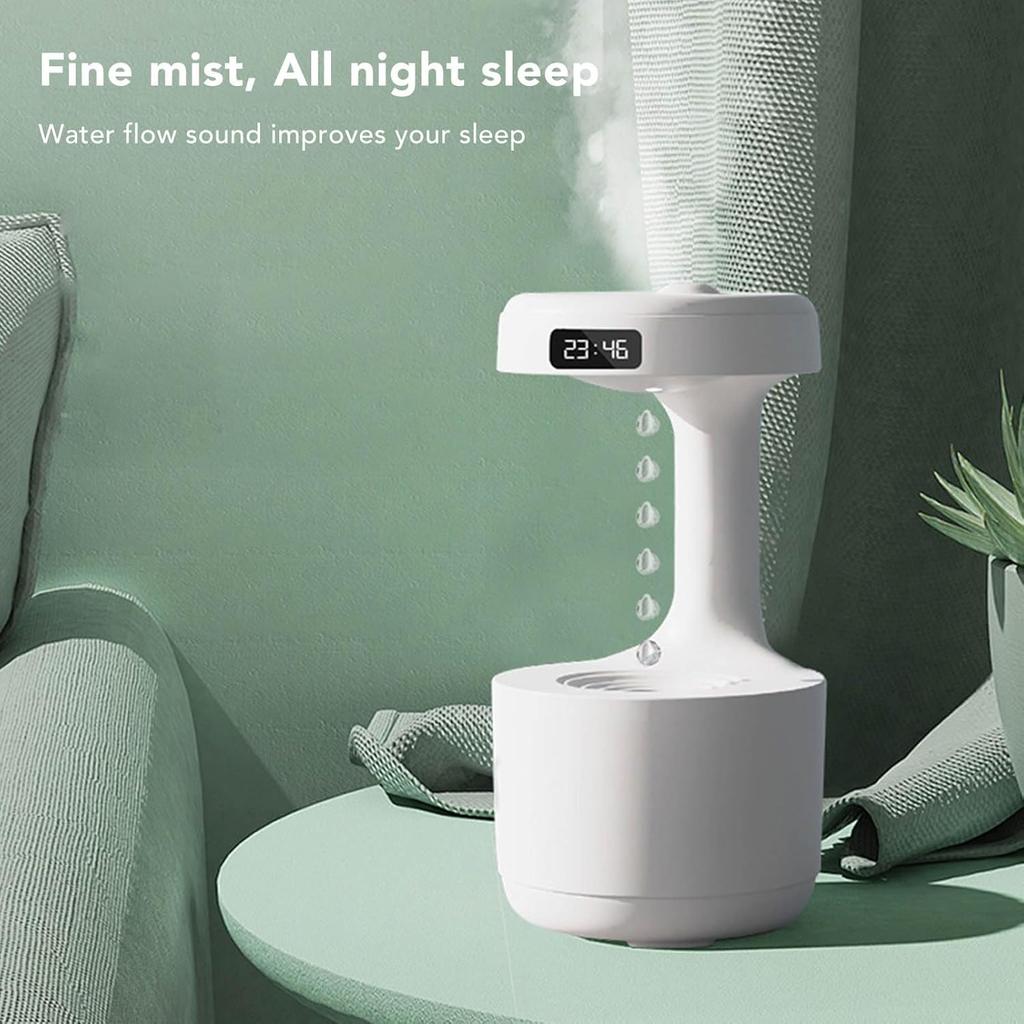 Cool Mist Humidifiers, 800ml Anti Cool Mist Humidifier, Anti Water Droplets Humidifier with Night Light, Portable Quiet Air Humidifier for Home
