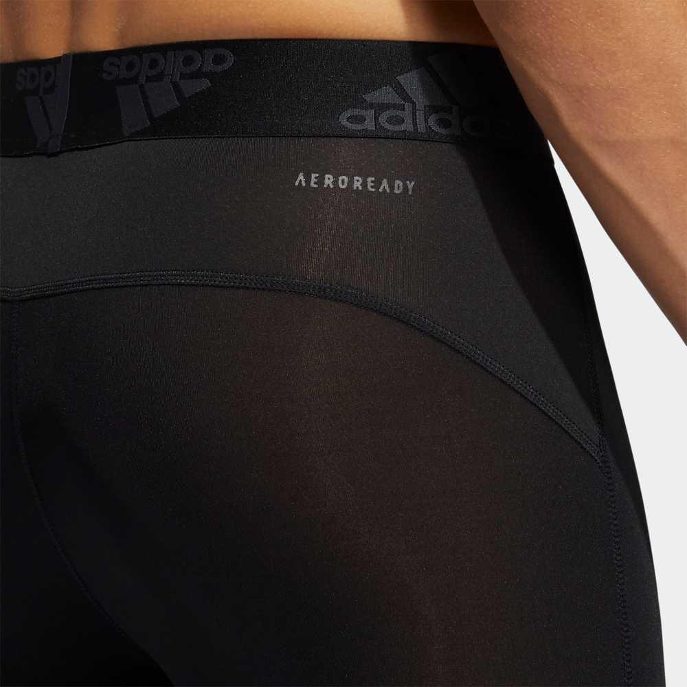 Adidas Tf 3/4 Tight Logo Training Fitness Pants Men Bottoms Black GM5034