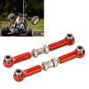 2PCS RC Steering Link Rod Servo Pull Linkage Arm Aluminium Alloy RC Car Parts For MJX 14210 14209 16208 16209 1/14 Red