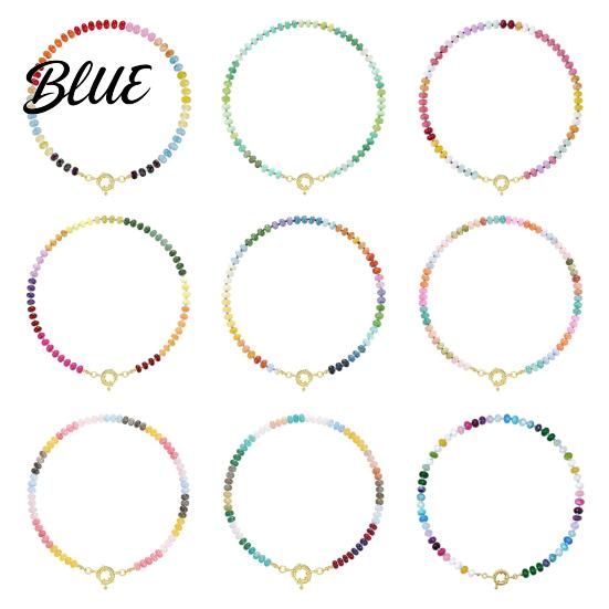 Exquisite Design Necklace Stone Beads Colorful Beaded Choker Boho Summer
