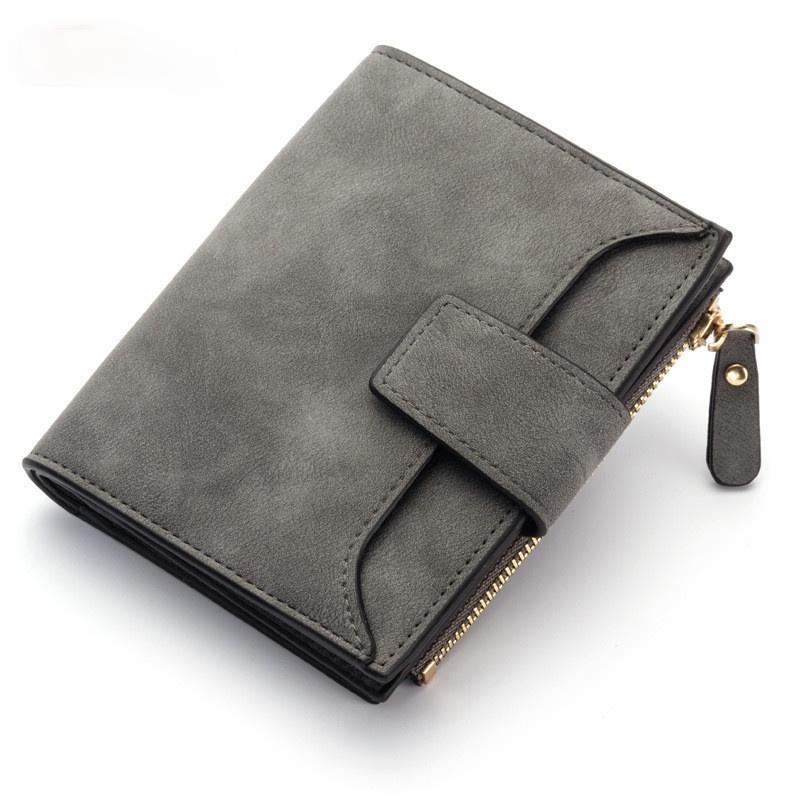 

Women Wallet Hasp Small and Slim Coin Pocket Purse Cards Holders Luxury Brand Wallets Designer Purse синій