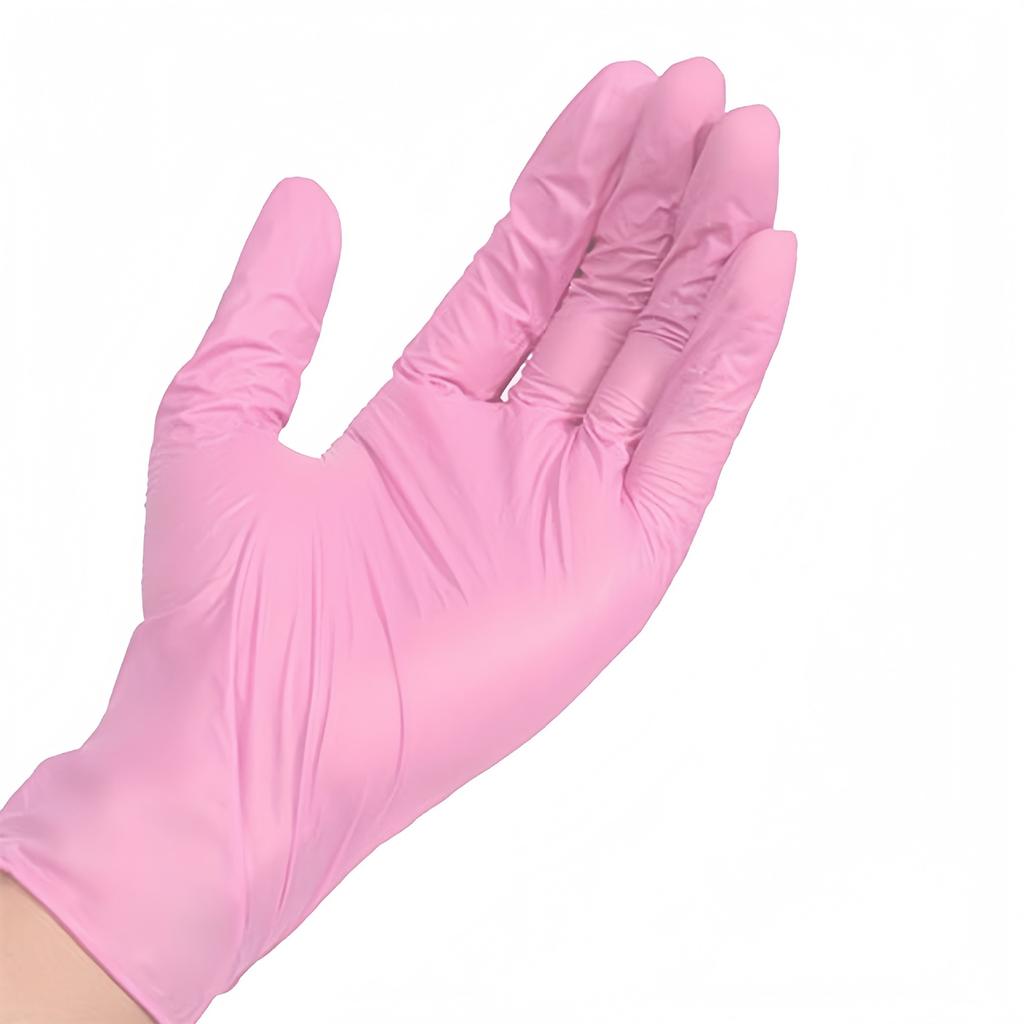 100-1 Disposable Nitrile Gloves -Waterproof, Durable, Lightweight, Suitable for Home Cleaning, Hair Dye Applications - Multifunctional Cleaning Gloves