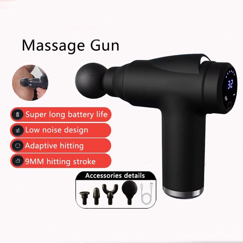 Noise Reduction Fascial Machine 4 Heads Body Massager Professional Fascia Massager Body Relaxation