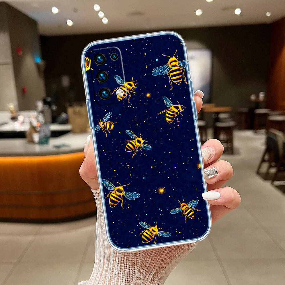 Art Bees Cartoon Phone Case for Motorola G14 G15 G24 G30 G31 G32 G34 G41 G42 G51 G52 G50 G60S G60 G62 G72 G71 G73 G84 G85 G200 E32