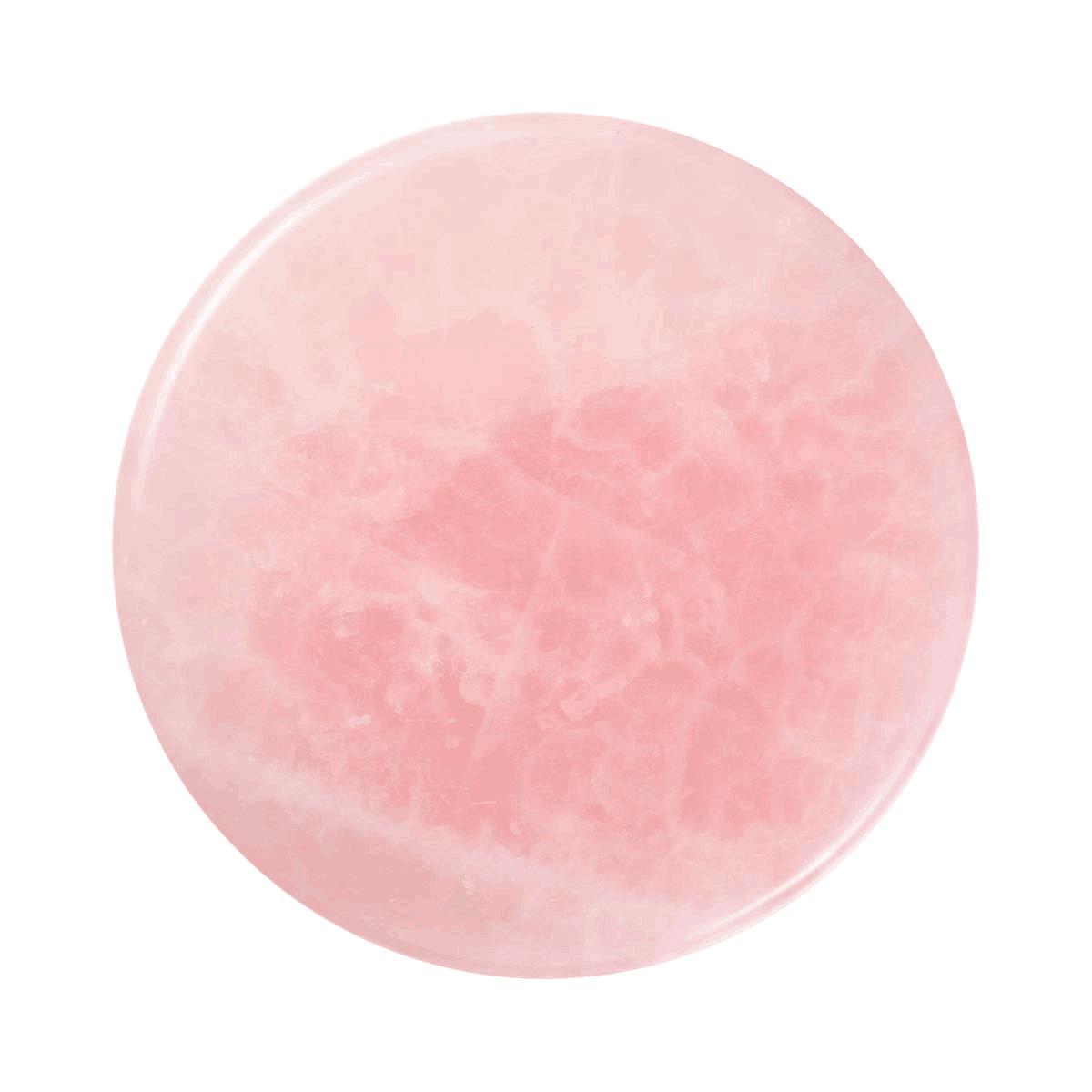 

1PC Grafted Eyelash Jade Stones Eyelash Extension Glue Pallet Holder Round Pallet Pad Resin Nail Art Plate Palette Makeup Palette (Pink) рожевий