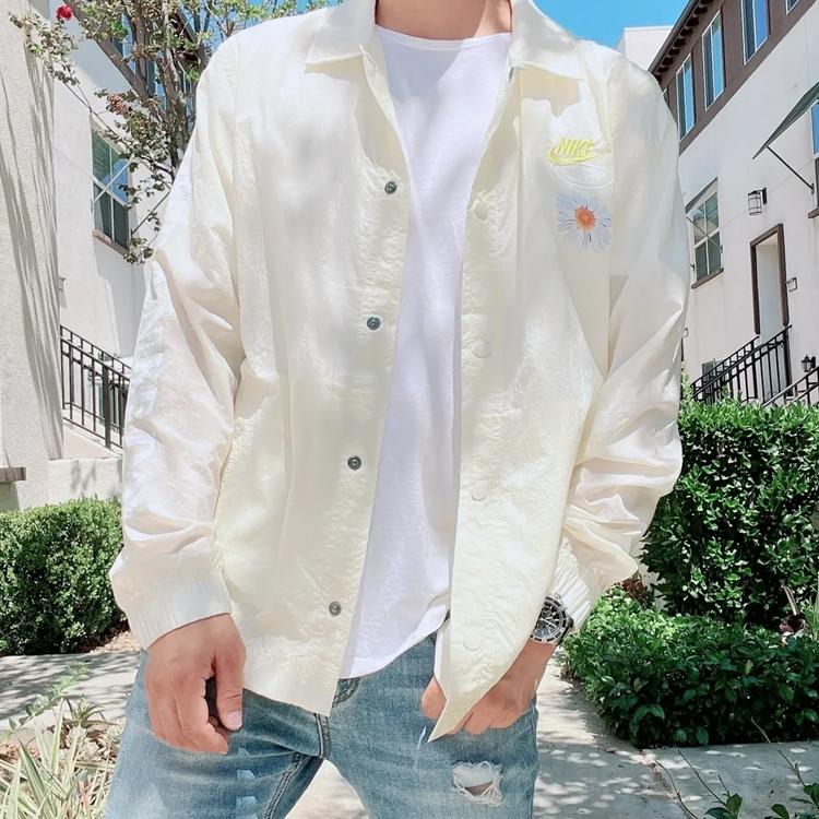 New Nike Shirts Men's Light Yellow DM5055-113