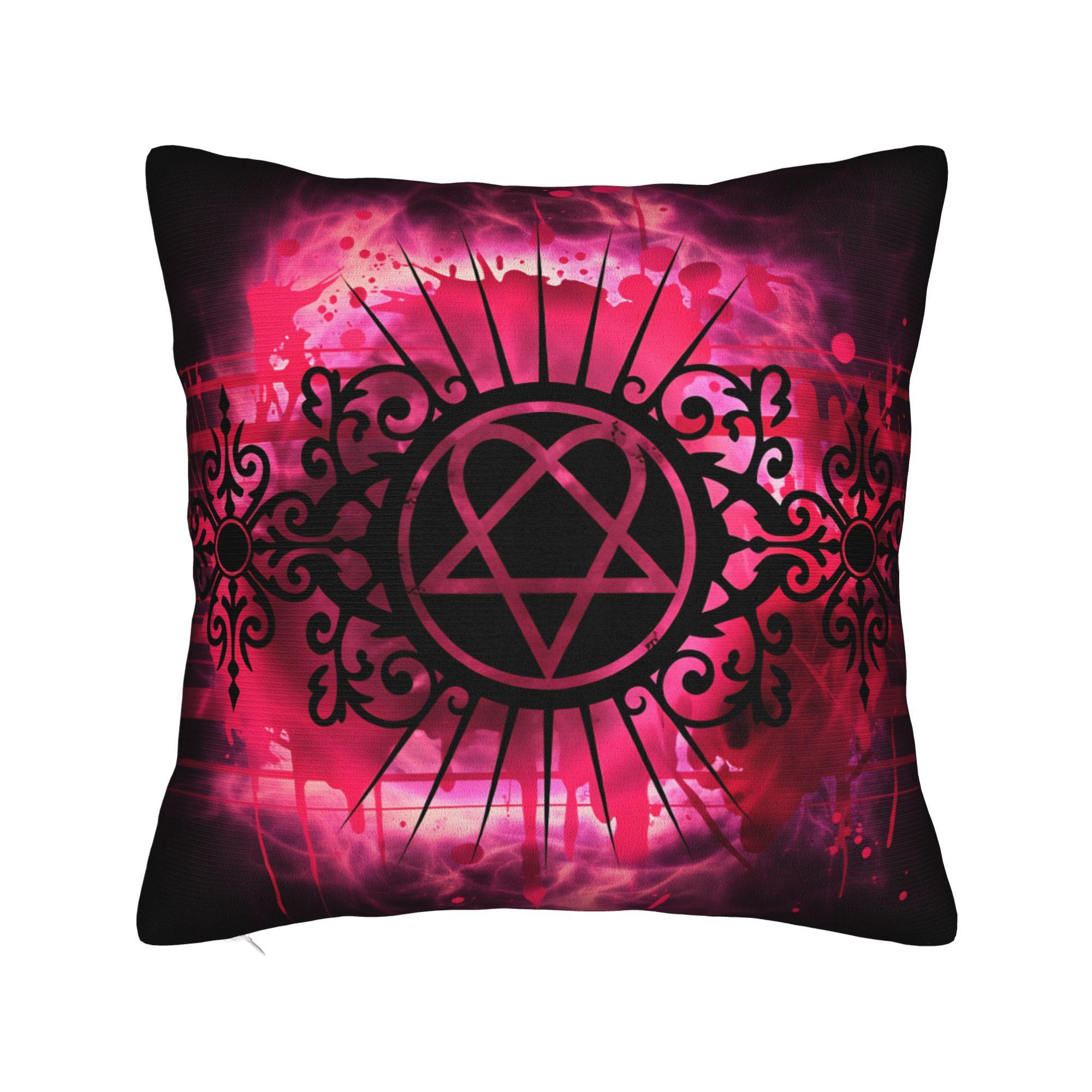 Наволочка H-Him Витиеватый Сердечный узор Мягкая Наволочка для дивана спальни домашнего декора модные наволочки 5050cm 1180₽