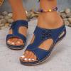 Wedges Slippers Women Summer Shoes Womens Luxury Designer Slippers Slides Women Outdoor Beach Platform Slippers Chanclas Mujer