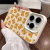 Cute Bear Is Suitable for Apple 16plus Mobile Phone Case 1113pro Lychee Pattern 12 15 Niche 16pro Soft Case