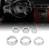 Center Console Switch Knob Button Adjust Ring For Chevy Avalanche Suburban 07-13