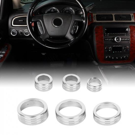 Center Console Switch Knob Button Adjust Ring For Chevy Avalanche Suburban 07-13